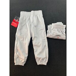 Lot of 2 Alleson Youth Athletic Baseball Softball Pants Gray size  S kids
